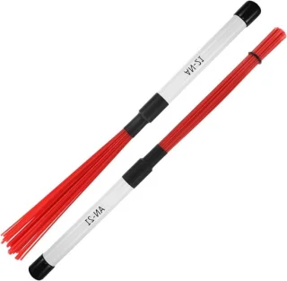 Drum borstels 41.5 cm rood