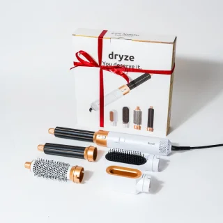 Dryze Airstyler 5-in-1 Multistyler Crème White/Gold
