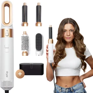 Dryze Airstyler 5-in-1 Multistyler White/Gold Edition
