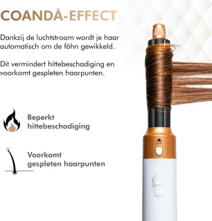 Dryze Airstyler 5-in-1 Multistyler White/Gold Edition