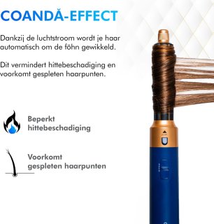 Dryze Airstyler Vinca Blue Edition 5-in-1 Multistyler