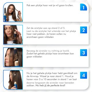 Dryze Airstyler Vinca Blue Edition 5-in-1 Multistyler