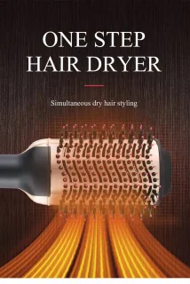 EDMONDO Magic Brush 3-in-1 Föhnborstel Zwart/Rosé Goud