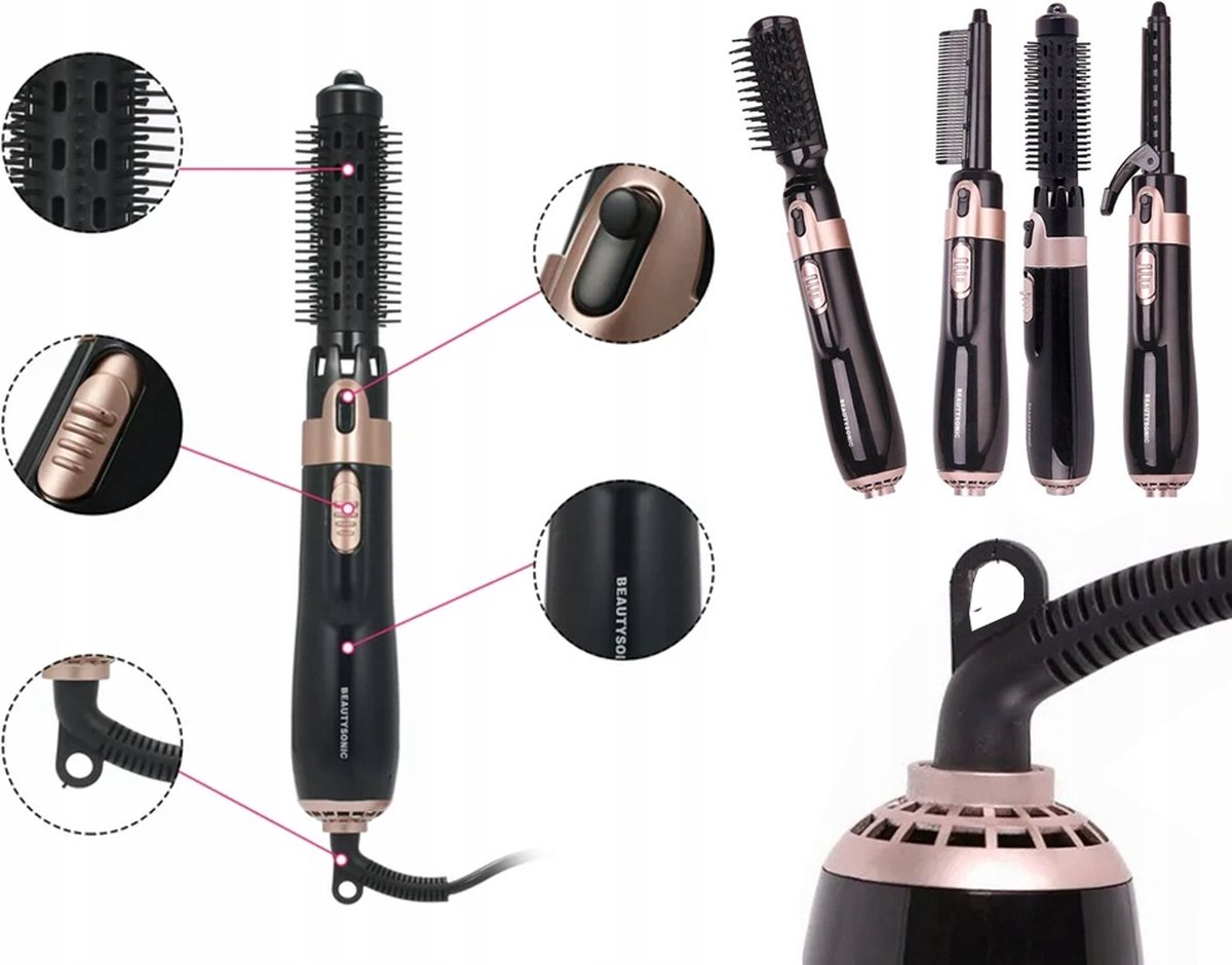 Wat vinden we goed aan de Elektrische 4-in-1 Fohnborstel Multistyler