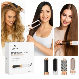 ELVYN® Multistyler Föhnborstel Wit