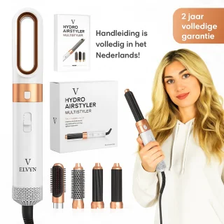 ELVYN® Multistyler Föhnborstel Wit
