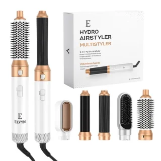 ELVYN® Multistyler Föhnborstel Wit
