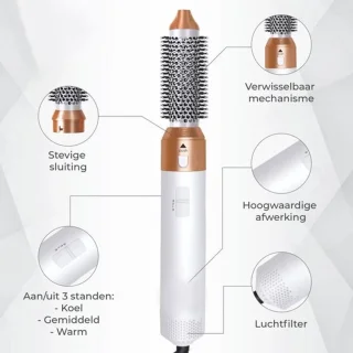 ENZO 5-in-1 Multistyler met 5 Opzetstukken