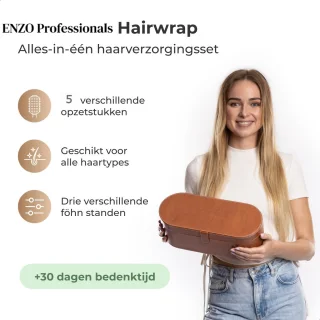 ENZO Luxe 5-in-1 Multistyler met Opzetstukken en Opbergdoos
