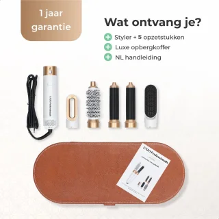 ENZO Luxe 5-in-1 Multistyler met Opzetstukken en Opbergdoos