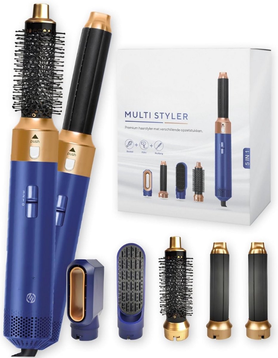 De Equivera Multistyler 5-in-1 Airstyler in één oogopslag