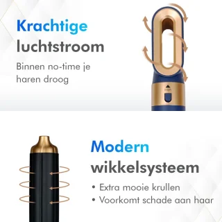 Equivera Multistyler 5-in-1 Krultang & Stijltang