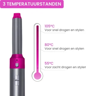 EverythingPlus Airstyler 5-in-1 Multistyler Roze