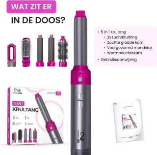 EverythingPlus Airstyler 5-in-1 Multistyler Roze