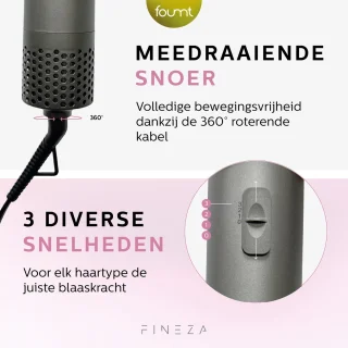 Fineza Airstyler 5-in-1 Krultang Zilver