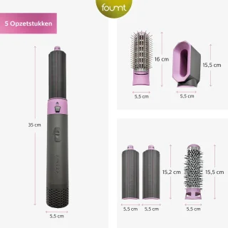 Fineza Airstyler 5-in-1 Krultang Zilver