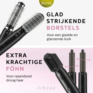 Fineza Airstyler 5-in-1 Krultang Zwart