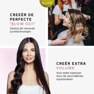 Fineza Airstyler 5-in-1 Krultang Zwart