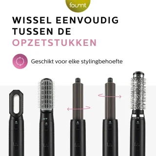 Fineza Airstyler 5-in-1 Krultang Zwart