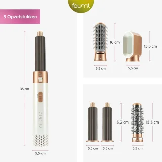 Fineza Airstyler 5-in-1 Multistyler Wit/Brons