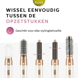 Fineza Airstyler 5-in-1 Multistyler Wit/Brons