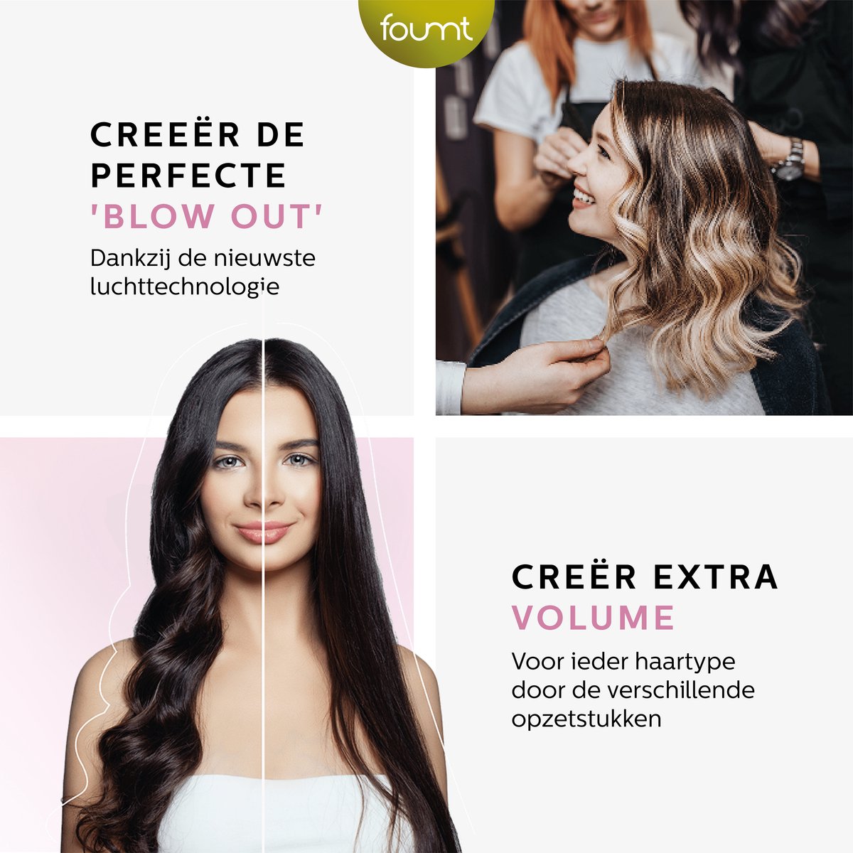 Wat vinden we goed aan de Fineza Airstyler 5-in-1 Multistyler Wit/Brons