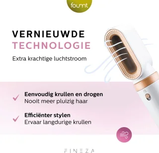 Fineza Airstyler 5-in-1 Multistyler Wit/Brons