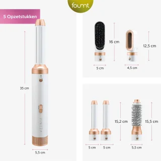 Fineza Airstyler 5-in-1 Multistyler Wit/Brons