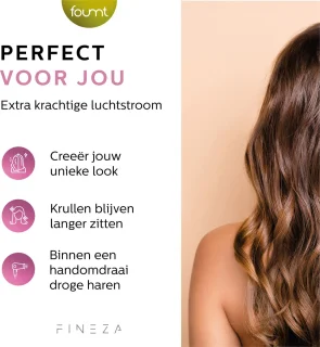 Fineza Hairwrap 5-in-1 Multistyler Zilver/Roze
