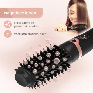 Flaire ROSÉ 3-in-1 Föhnborstel Zwart