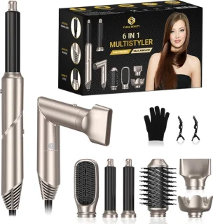 Fleau Beauty Föhnborstel PRO Edition 6-in-1 Grijs