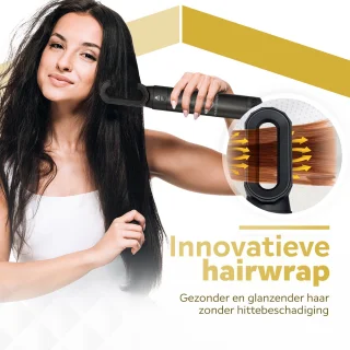 Fleau Beauty Föhnborstel PRO Edition 6-in-1 Zwart