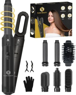 Fleau Beauty Föhnborstel PRO Edition 6-in-1 Zwart