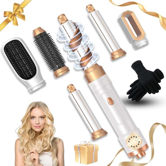 Fohnborstel Krulborstel Krultang 5-in-1 Wit Goud review