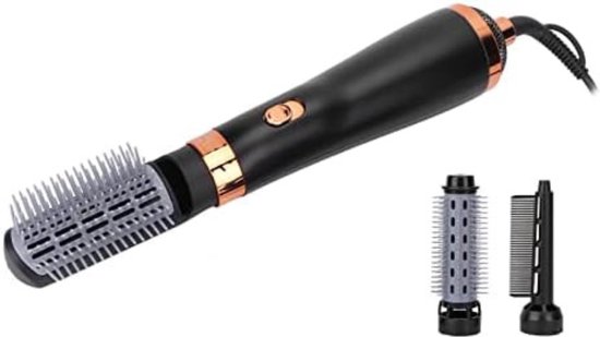 Snelle styling voor kort haar: compacte roterende heteluchtborstel