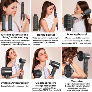 Föhnborstel Set 7-in-1 1400W