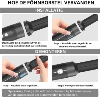 Föhnborstel Set 7-in-1 1400W