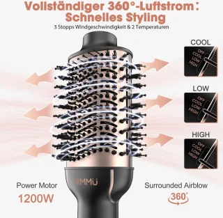 Föhnborstel Volume Styling hittebestendig