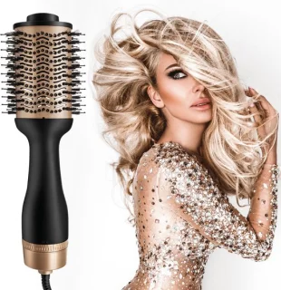GinnComm Magic Brush Föhnborstel - Goud