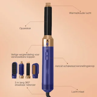 Golden Goods 5-in-1 Luxe Multistyler Blue Edition