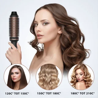 Golden Goods Thermal Brush 3-in-1 Keramische Ronde Borstel 40MM