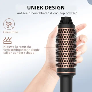 Golden Goods Thermal Brush 3-in-1 Keramische Ronde Borstel 40MM