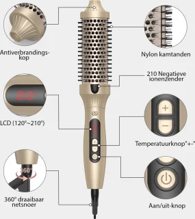Golden Goods Thermal Brush Pro Krulborstel Magic Brush