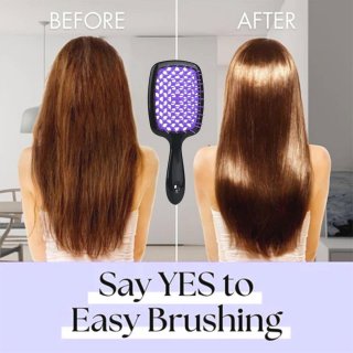 Wat vinden we goed aan de Haarborstel Zwart/Paars