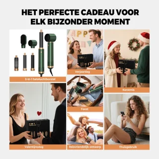 Haardroger Multistyler met borstel