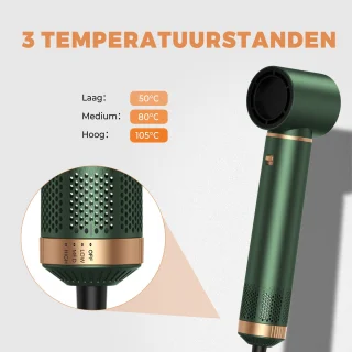 Haardroger Multistyler met borstel