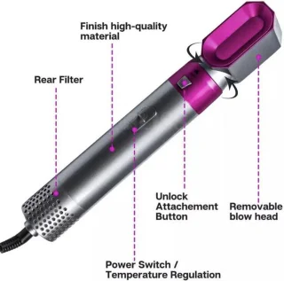 Hair Dryer Brush Set 5in1 Haardroger Multistyler