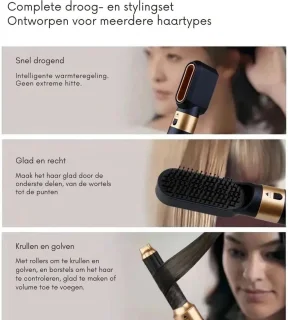 Hairwap Airstyler Blauw