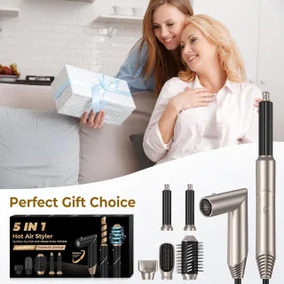 Hairwrap Airstyler Warmteborstel voor Kort en Lang Haar