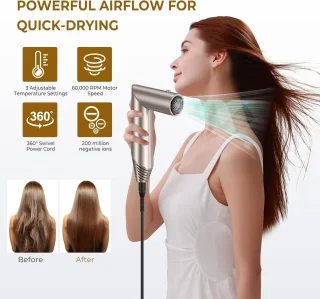 Hairwrap Airstyler Warmteborstel voor Kort en Lang Haar